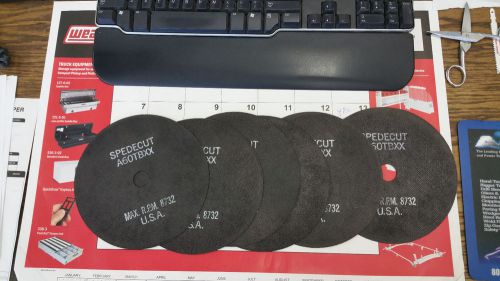 SPEEDECUT 7&#034;  X .035 X 7/8&#034; A60TBXX ABRASIVE CUT OFF WHEEL 6PCS FREE SHIP