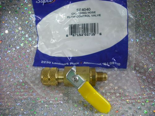 Flow Control Valve, Charging Hose, SF4040, 1/4 x 1/4