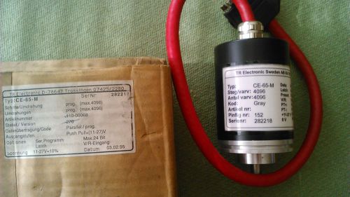 NEW TR-ELECTRONIC  CE-65-M GRAY 4096 MAX ENCODER --- 0% VAT INVOICE ---