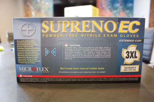 3xl suprenon ec powder free nitrile gloves