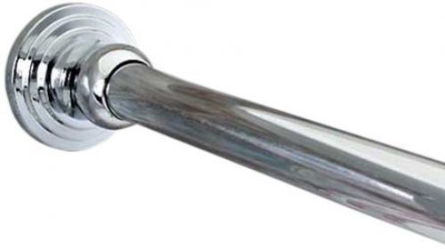 Dynasty Hardware DYN-SR72-CM 1-Inch Diameter Shower Curtain Rod And Mounting