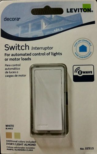 Leviton   Decora Z-Wave Controls 15 Amp Scene Capable Switch - White