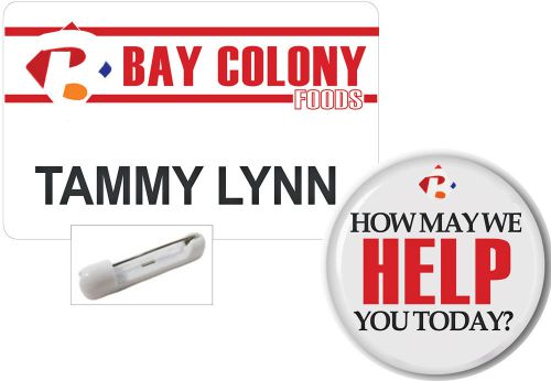 NAME BADGE BUTTON SET HALLOWEEN TAMMY LYNN BAY COLONY  PIN SHIPS FREE