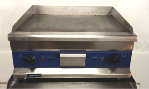 Uniworld UGR-CH24 Countertop Electric Commercial 24&#034; Griddle 220V