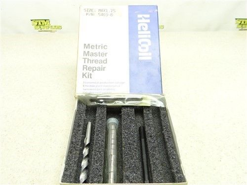 HELI COIL METRIC MASTER THREAD REPAIR KIT M8x1.25