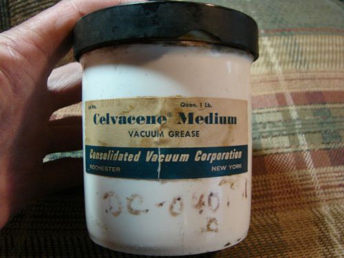 ONE POUND OF CELVACENE MEDIUM VACUUM GREASE GLASS SEALER LOT 3