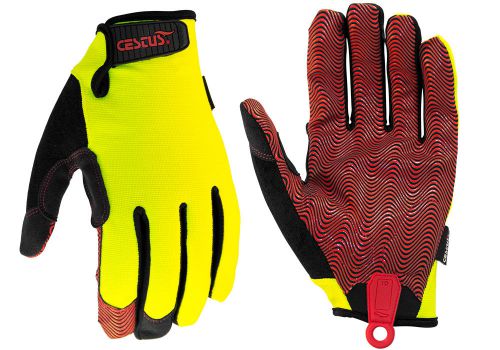 Cestus high vis green boxx box handler work utility glove xl for sale