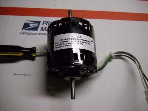 QT300N Nutone Fan Motor (JA2R207N) 1600 RPM, 1.4 amps, 120V 1600 rpm