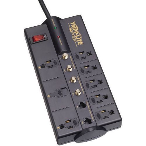 Tripp Lite TLP810SAT Surge Protector 2-line Coaxil - 8 Outlet