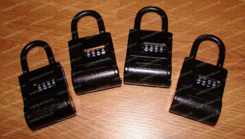 4 Realtor Real Estate 4 Digit Lockboxes, Key Safe Shurlok Lock Box (Fundraiser)