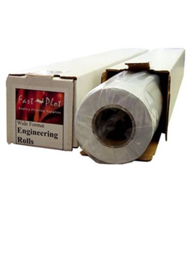 36 lb. Premium Coated Bond Plotter Paper 30&#034; x 100&#039; 2&#034; Core - 1 Roll