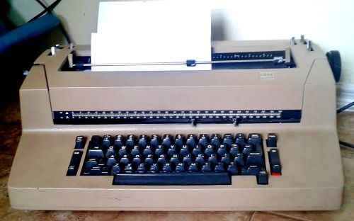 IBM Correcting Selectric II Electric Brown Typewriter Vintage Parts or Repair