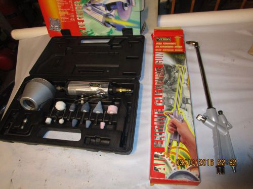 2 air tools Powerkraft die grinder and engine cleaning gun NIB