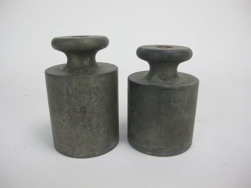 Lot of 2 - Vintage Mettler Toledo Scale Balance Calibration Weight 5lb &amp; 2Kg