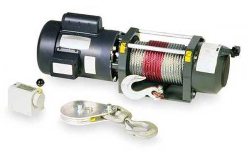 DAYTON 4ZY95 Electric Winch, 1HP, 115VAC, FREE SHIPPING, NEW,   !PA!