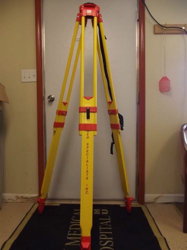 Surveyor&#039;s Pro 3.5&#039;-8&#039; Laser Tripod-Great Shape-Adjusts &amp; Locks Well-m1144