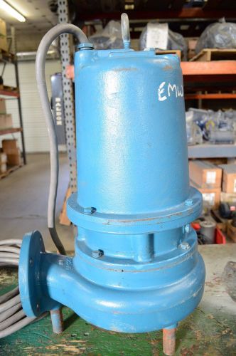 Goulds Submersible Sewage Pump 3 HP 230V Single Phase WS3012D3