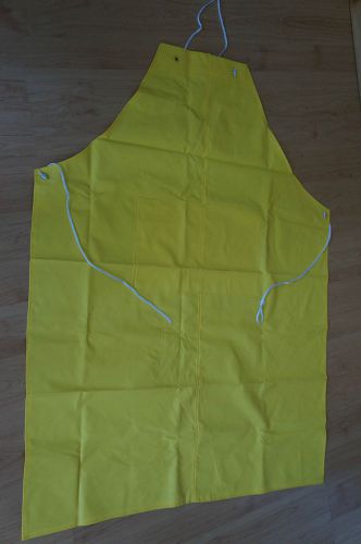 Industrial Waterproof Yellow PVC Apron 34 x 45 In. RESTAURANT BUTCHER DISHWASHER