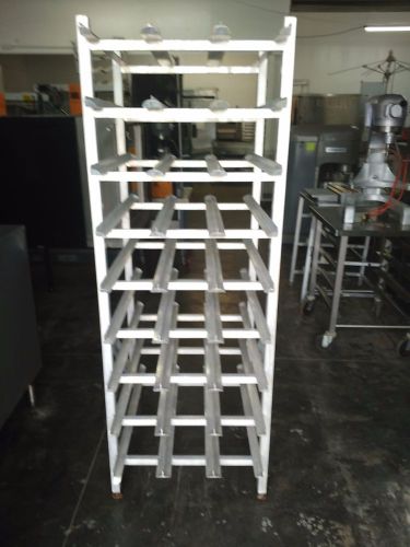 Aluminum 27 Slide Full Size Restaurant Stationary Can Rack #1077