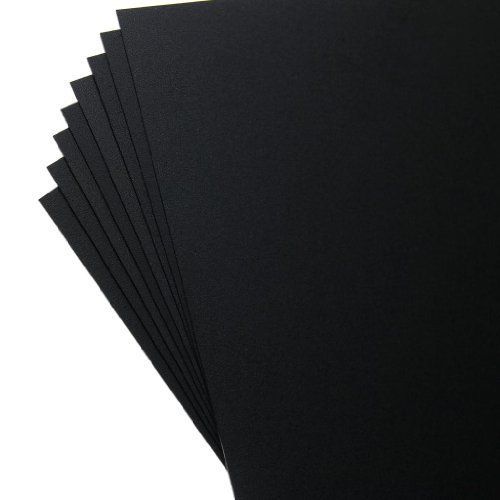 KYDEX V Sheet - 0.028&#034; Thick, Black, 12&#034;x12&#034; Shear Cut, 8 Pack