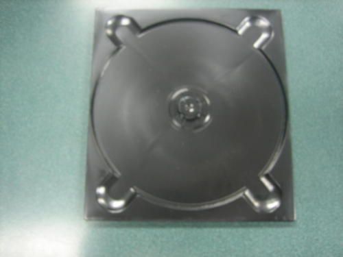 200 NEW CD SIZE GLOSSY DIGITRAY DIGI TRAY BLACK, 1210Q