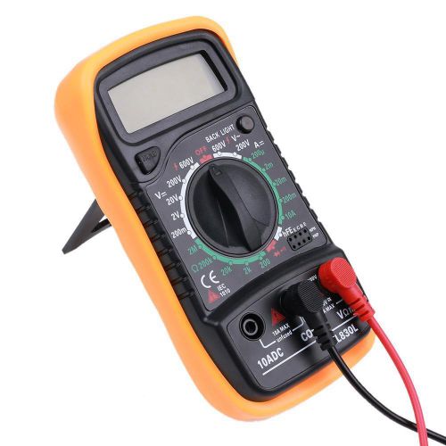 New Digital XL-830L LCD Multimeter Voltmeter Ammeter Ohmmeter OHM VOLT Tester