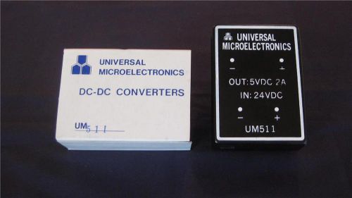 UM511  UM 511 DC-DC CONVERTER OUT: 5 VDC 2A IN: 24 VDC *** NEW ***