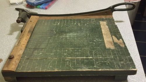 Vintage Milton Bradley Monarch Paper Cutter 12&#034;