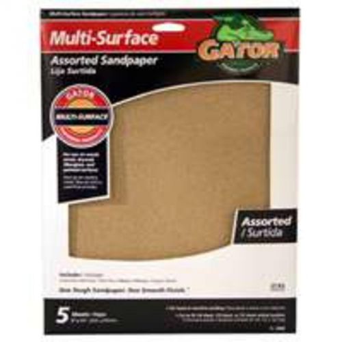 Alum Ox Grits 9X11 5Pk Ali Industries Aluminum Oxide Sheet 4444 082354044442