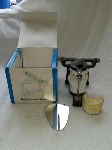 Shofu handy iim articulator with occlusal plate used in original box for sale