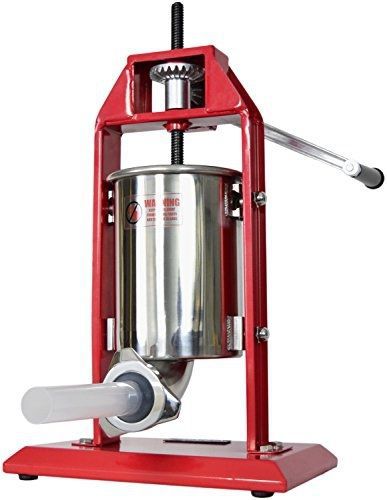New VIVO Sausage Stuffer Vertical Stainless Steel 3L/7LB 5-7 Pound Meat Filler ~