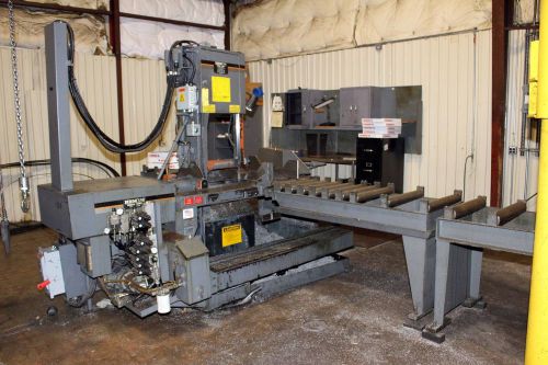 HEM TILT FRAME VERTICAL BANDSAW #V100HLM-3, 18&#034; x 22&#034; Capacity, MITER CUTTING