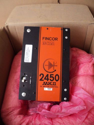 BRAND NEW HALM JET PRESS FINCOR 2450 MK-II DC MOTOR CONTROL DRIVE