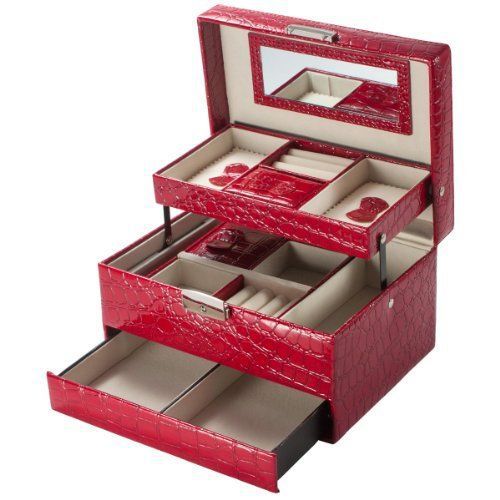 Cheri Bliss Jewelry Case  8.75 x 6.2 x 5-Inch