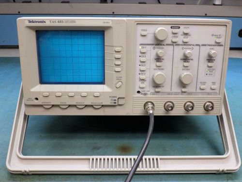 TEKTRONIX TAS 485 TAS485 FOUR CHANNEL OSCILLOSCOPE 200MHZ - AS IS