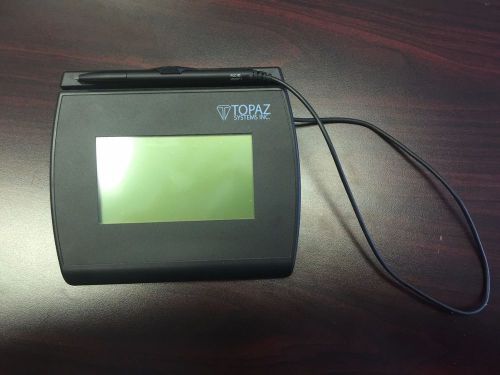 TOPAZ SIGNATUREGEM T-LBK755-BHSB-R LCD 4x3 USB SIGNATURE CAPTURE PAD w/ STYLUS