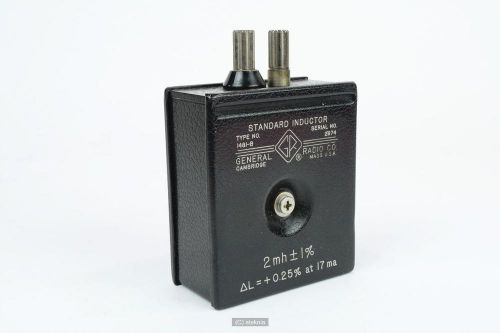 General Radio GR 1481-B Precision Standard Inductor  2 mH +-1%