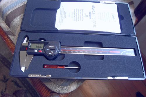 marcal 6&#034; 150mm govt. slide type digital caliper/hard padded case &amp;info sheet229