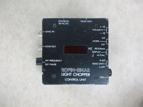 Rofin-Sinar Light Chopper Control Unit 7511