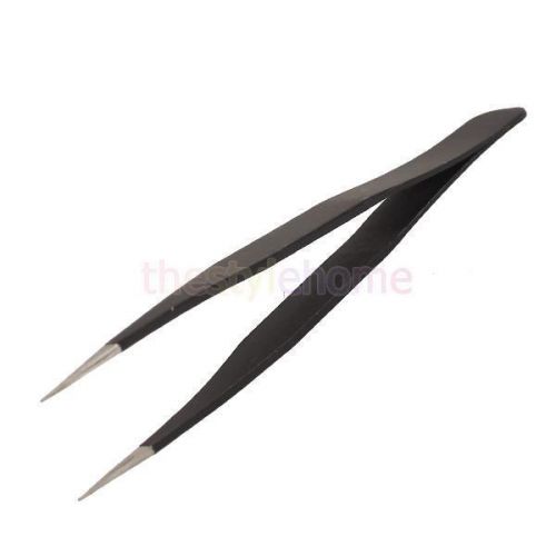 1pc anti-magnetic antistatic straight tip tweezer repair craft tool for sale