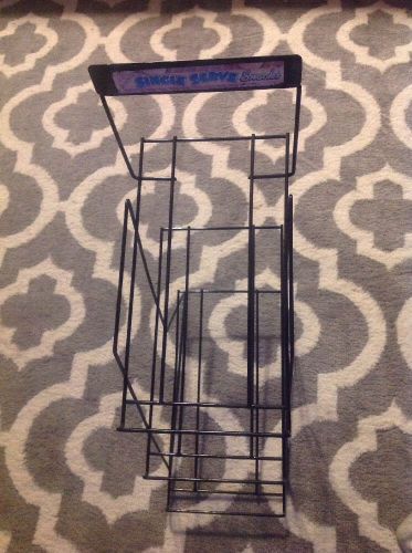 Black NABISCO  3 Shelf Rack for Candy,Snack Display Rack 20&#034;h  7&#034;w  13 deep