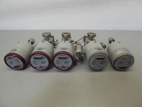 D127999 lot of (5) mks baratron pressure transducer types 627 &amp; 628 for sale