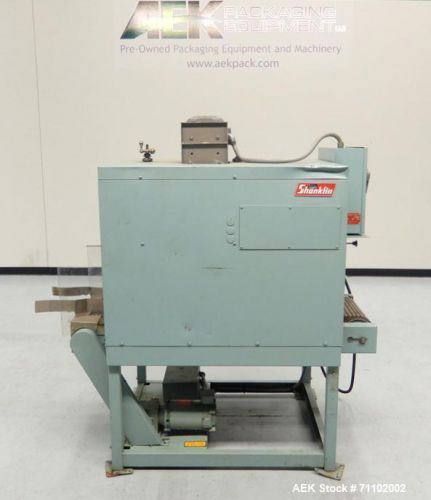 Used- Shanklin Model T-7XL Shrink Tunnel. Machine has adjustable conveyor speeds