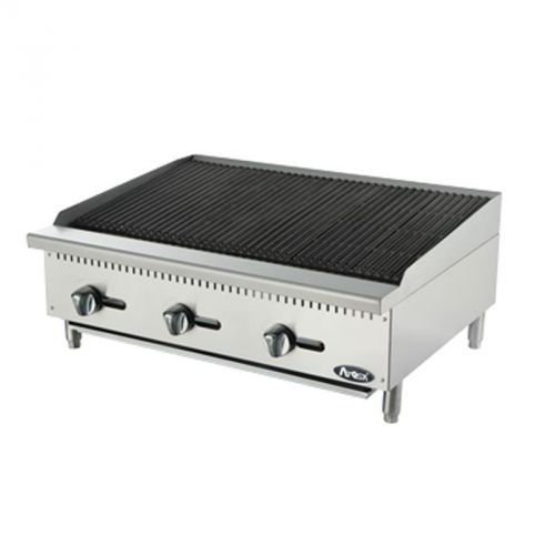 Atosa ATCB-36 Heavy Duty Char Rock Charbroiler gas countertop 36&#034;