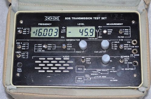 Convex 806 Transmission Test Set 14Vdc