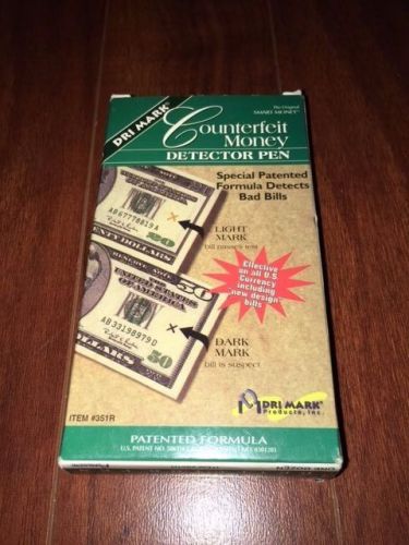 Dri Mark Counterfeit Bill Money Detector Pen  12 Pk