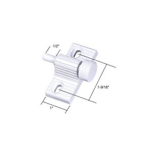 CRL White Twist-In Door Lock S4354