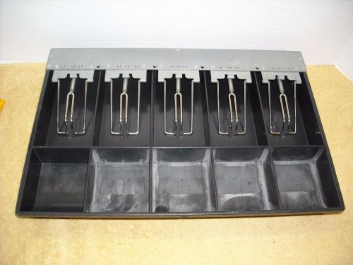 5 SLOT CASH DRAWER INSERT FOR EVENT SALES MADE IN JAPAN MODEL 73041-003F