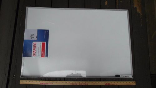 Brand New Staples 23&#034; x 35&#034; Dry Erase Board with Wall Mount &amp; Bonus