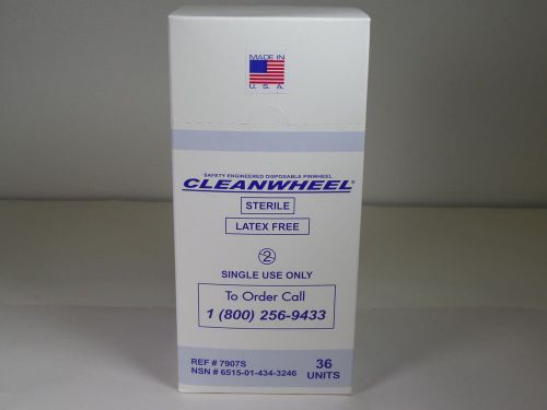 CLEANWHEEL Safety Engineer Disposable Pinwheel Ref # 7907S Qty 36 Total